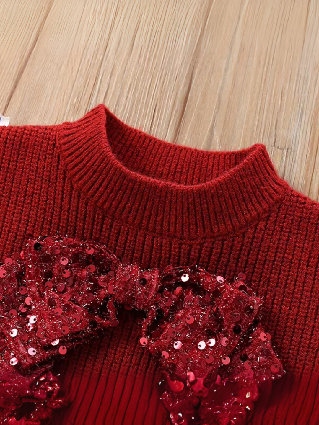 Holly Jolly Knitted Sweater and Skirt Set