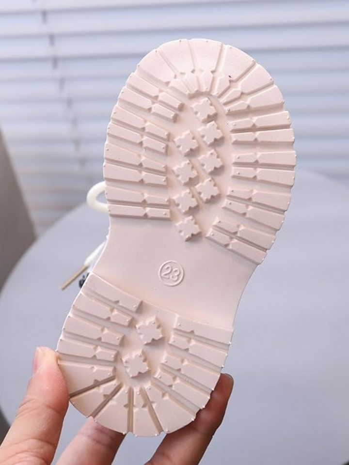 Shiny Chic Holographic Combat Boots