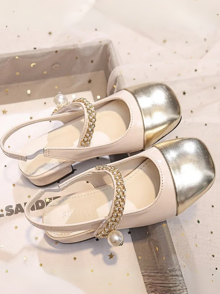 Royal Charm Pearl & Rhinestone Princess Shoes