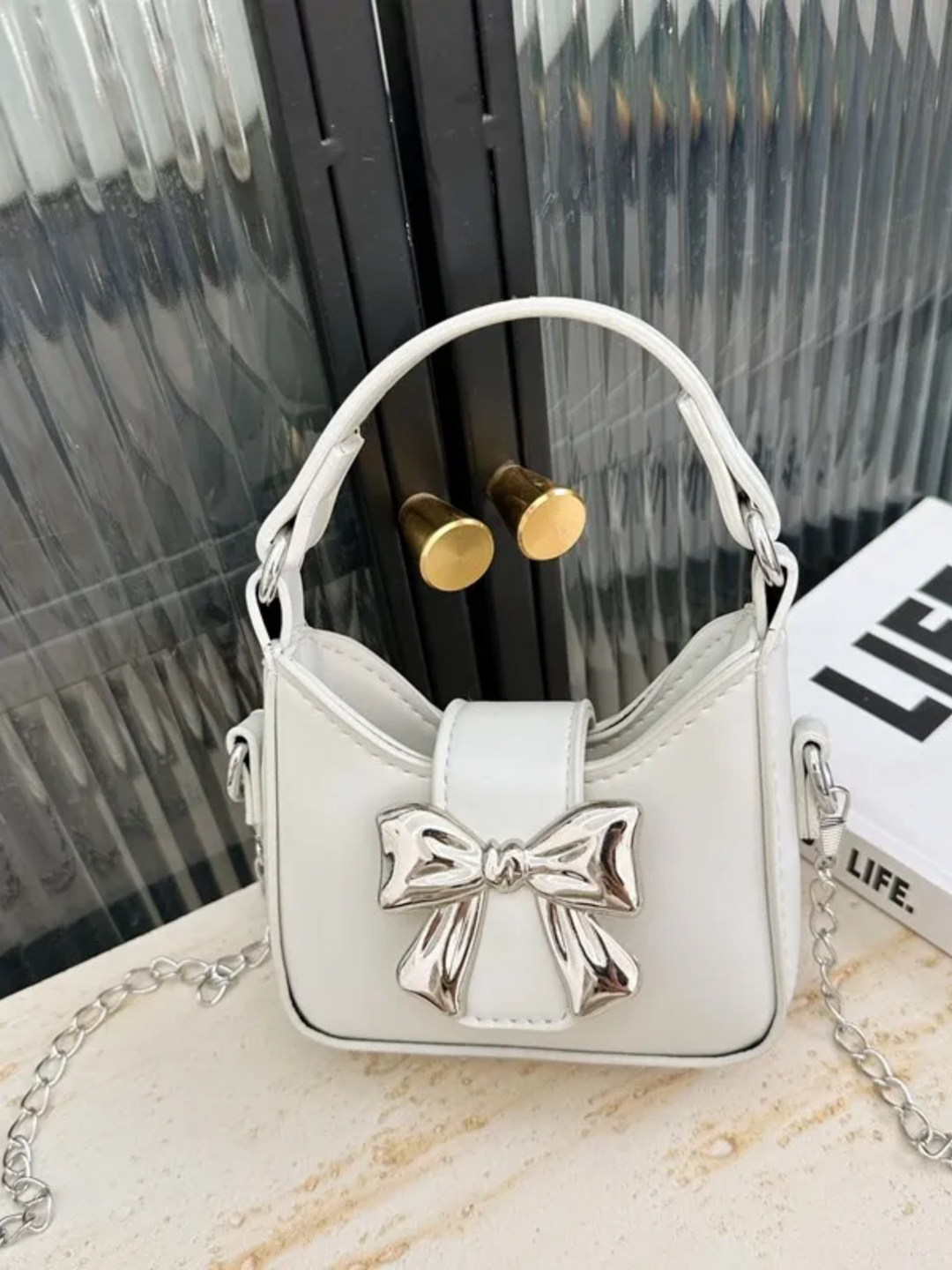 Girls Bow Crossbody Purse