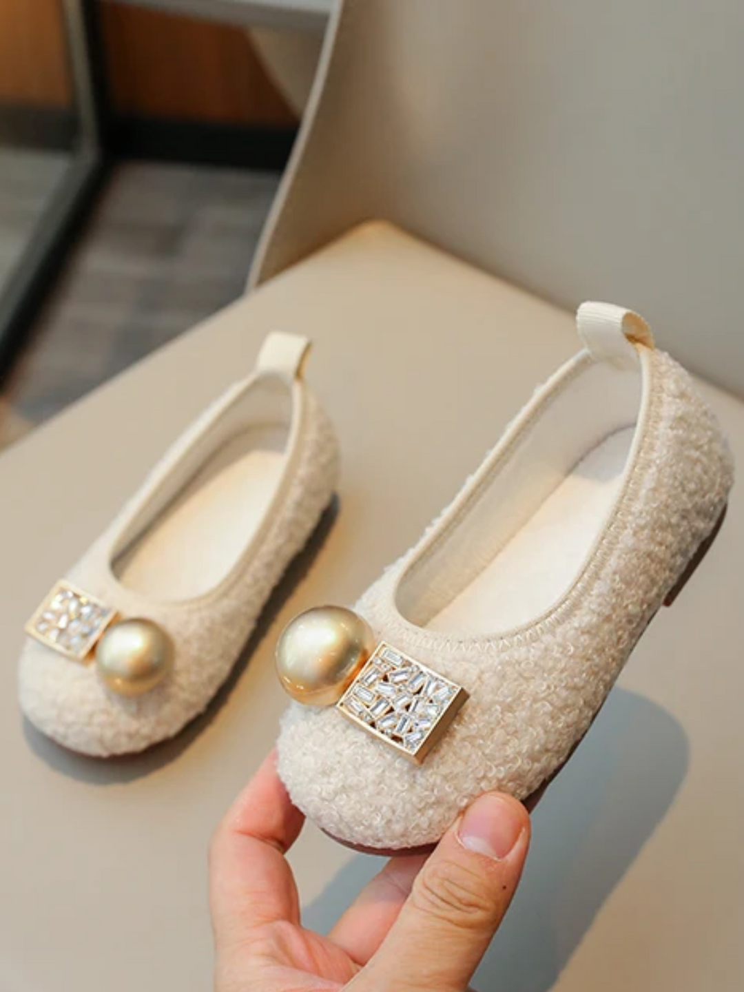 Glam Rhinestone Ballet Flats