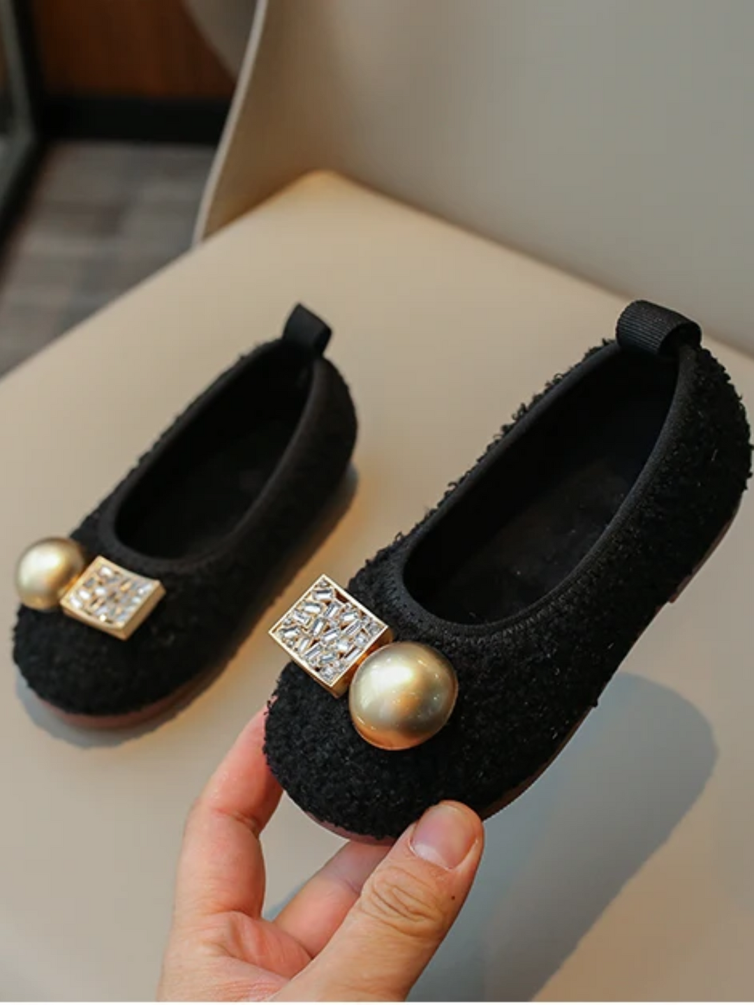 Glam Rhinestone Ballet Flats