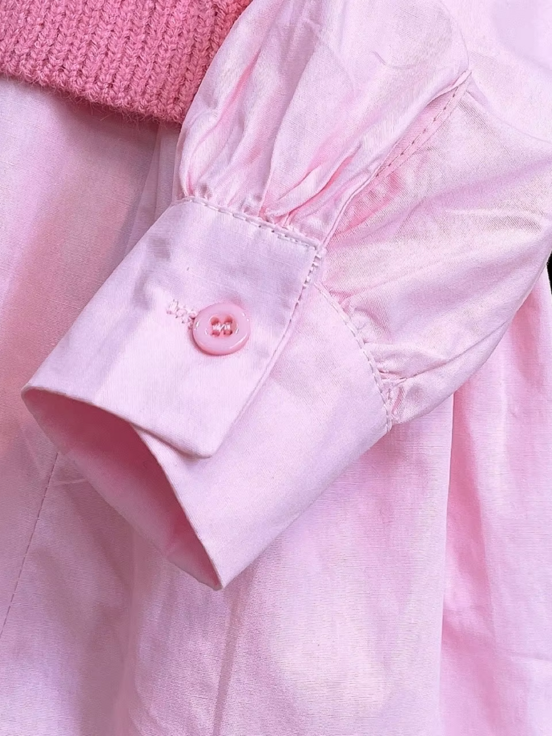 Chic Collared Dress and Sweater Vest Set