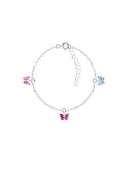 Sterling Silver Butterfly Bracelet