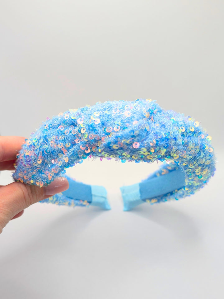 Icy Glow Sequin Headband