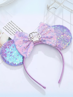 Mermaid Mouse Sequin Headband