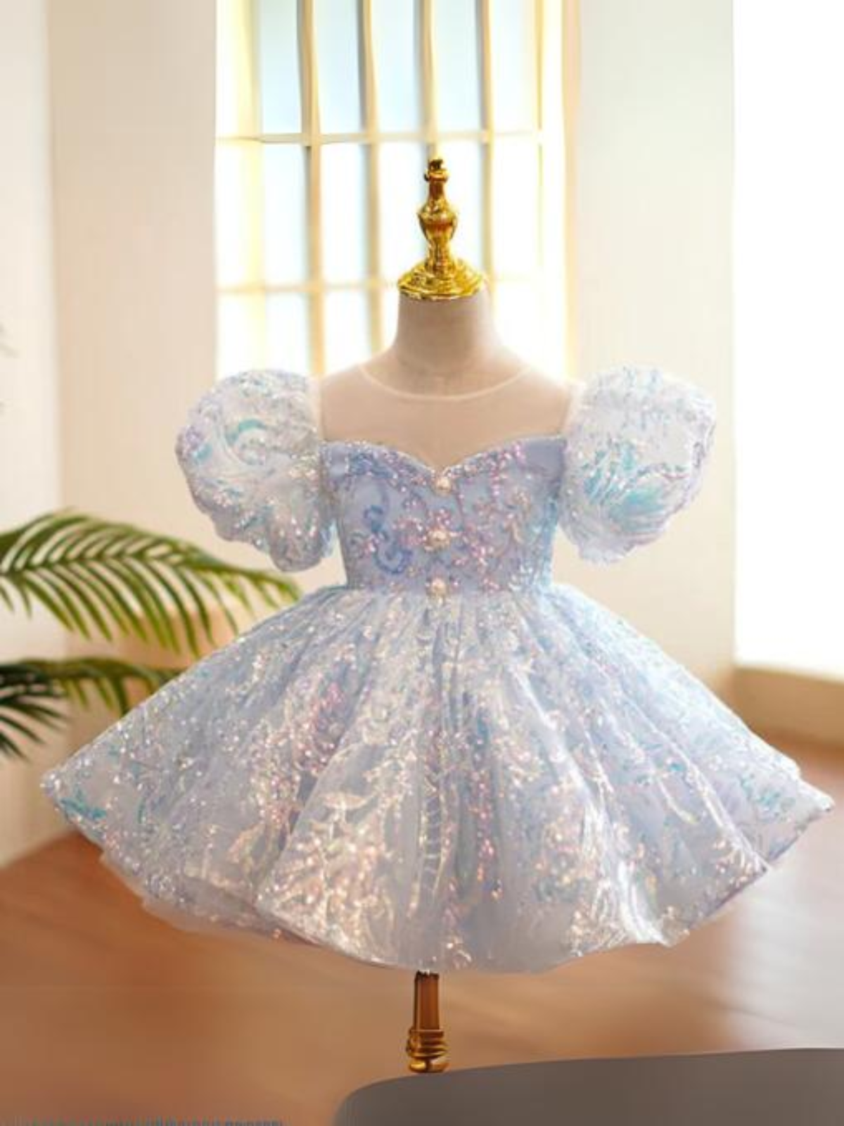 Angelic Sparkle Cupcake Special Occasion Dress