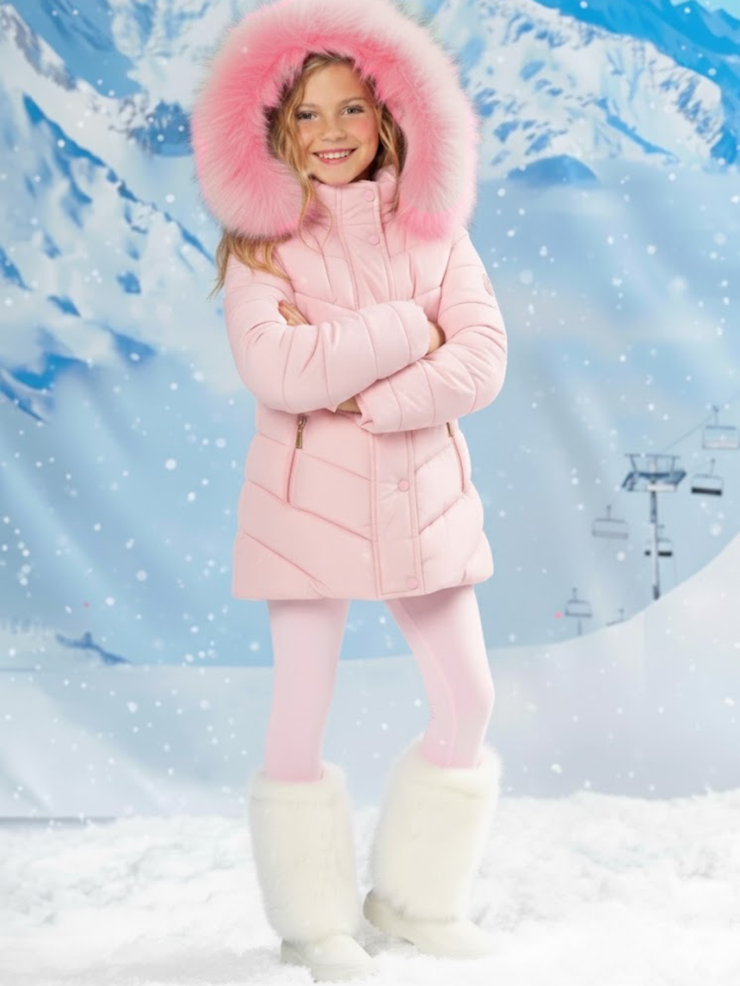 When Snow Falls Hoodie Winter Jacket