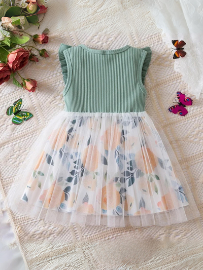 Mia Belle Girls Floral Tutu Dress | Girls Spring Dresses