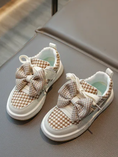 Mia Belle Girls Houndstooth Sneakers | Shoes By Liv And Mia