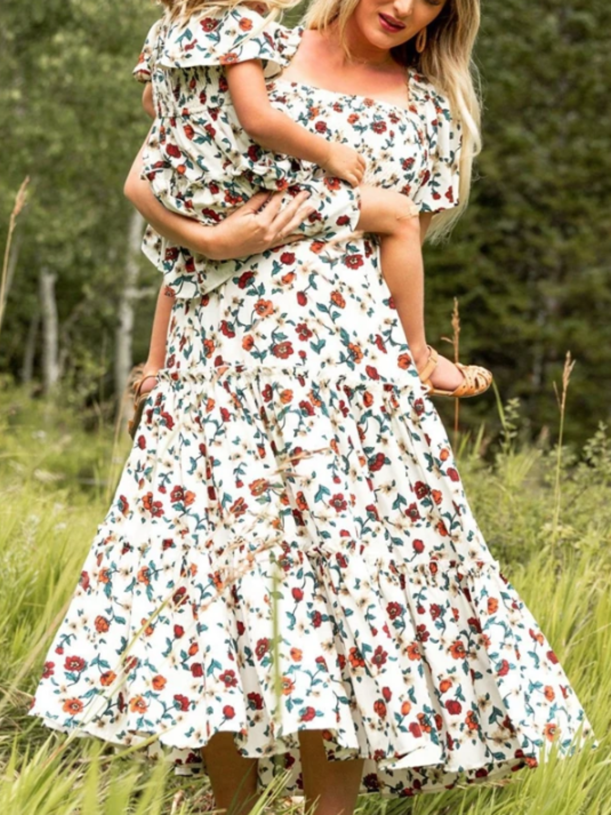 Mommy And Me Bohemian Floral Dress
