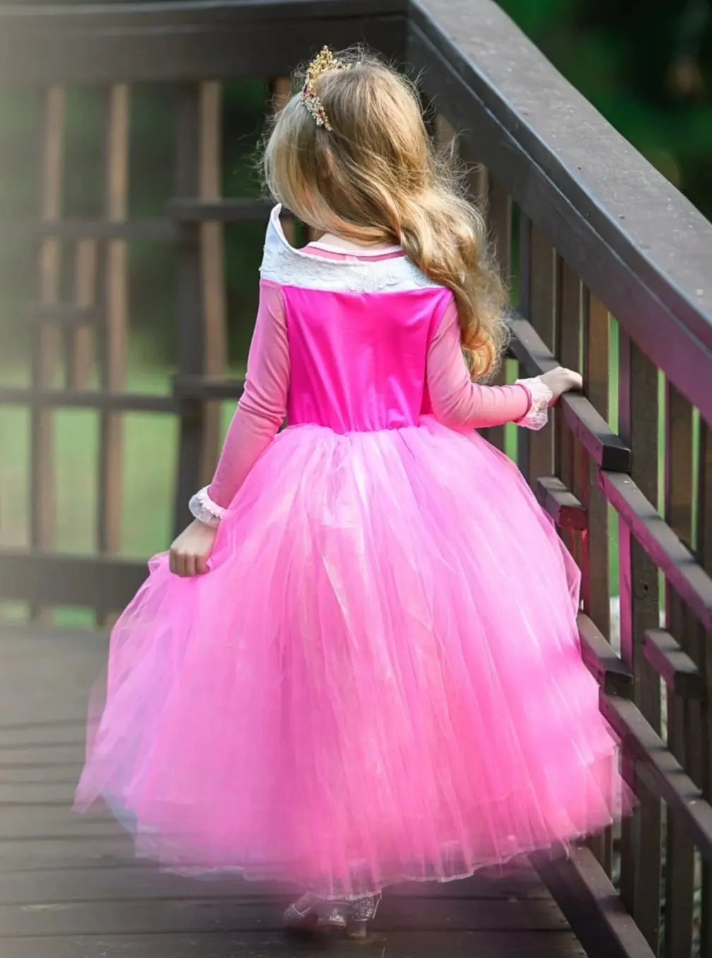 Girls Deluxe Sleeping Beauty Aurora Cutie Princess Dress – Mia