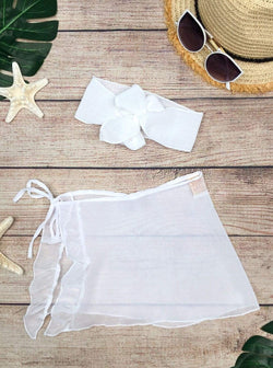 Off To Paradise Sarong and Headband Set