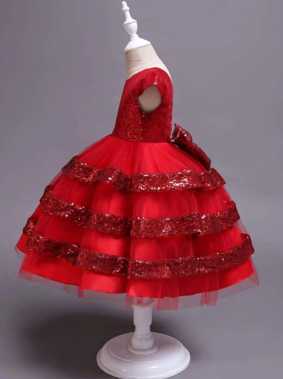 Sparkle With Joy Red Sequin Tulle Holiday Dress Mia Belle Girls Sparkle With Joy Red Sequin Tulle Holiday Dress Mia Belle Girls
