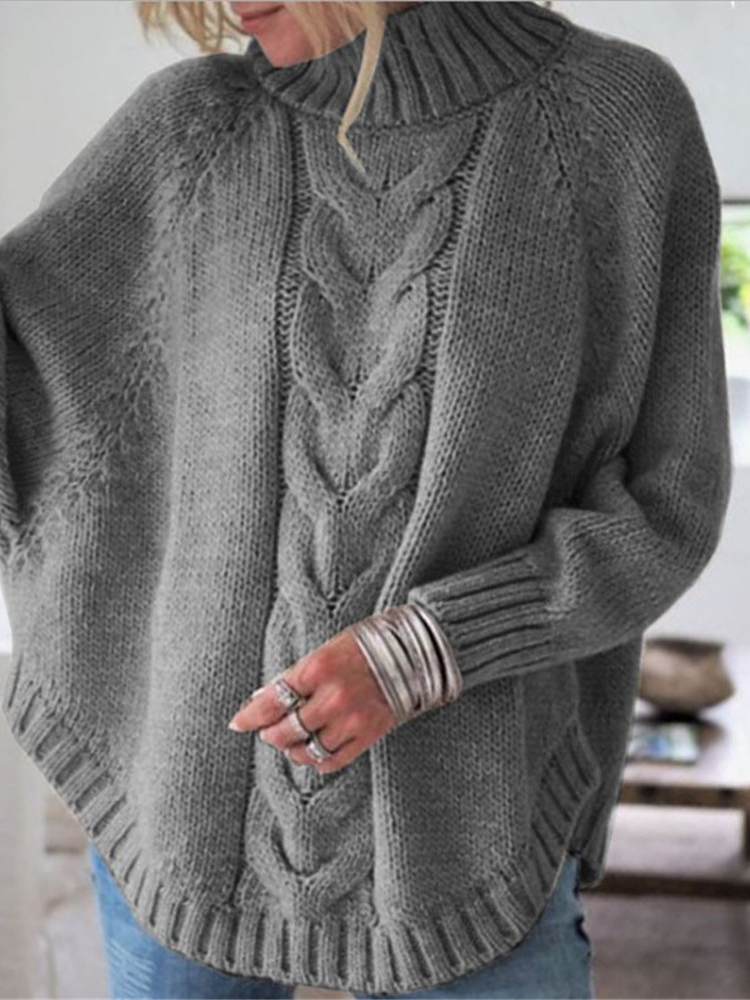 Women's Sweet N' Sassy Loose Knit Sweater Grey