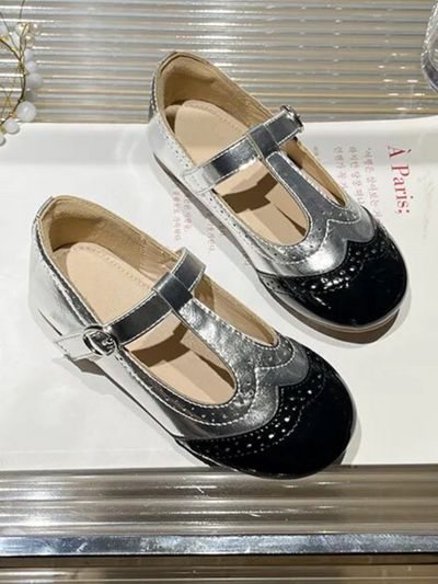 Mia Belle Girls T-Strap Loafers | Shoes By Liv & Mia