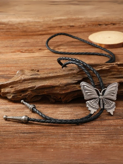 Mia Belle Girls Butterfly Bolo Necklace | Girls Accessories