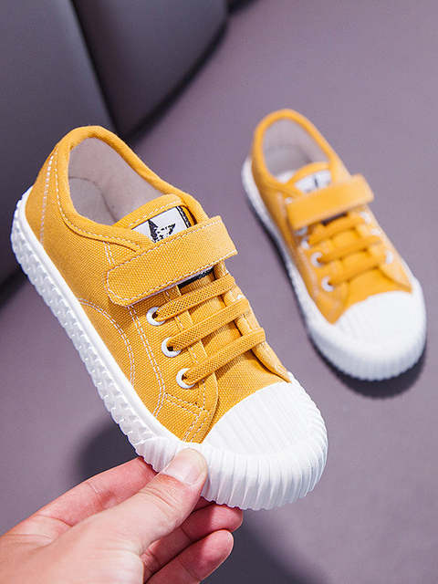 Shoes By Liv & Mia | Low Top Velcro Strap Sneakers - Mia Belle Girls