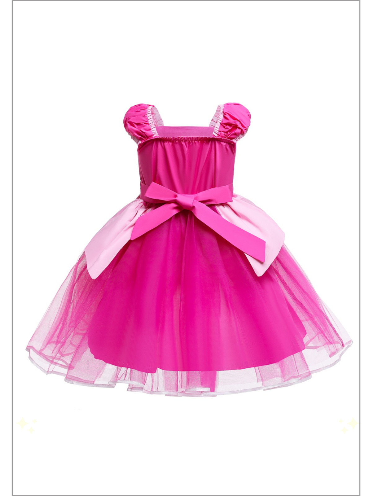 Mia Belle Girls Pink Princess Tutu Dress | Princess Dress Up