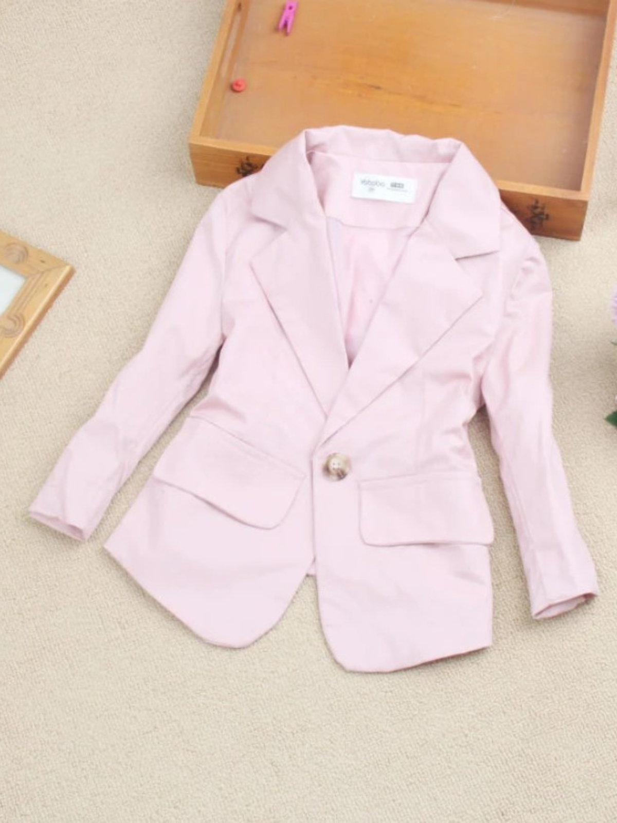 Little CEO Pink Blazer Jacket
