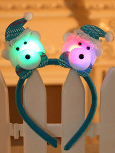 Cute Christmas Accessories | Girls Holiday Themed Light Up Headband