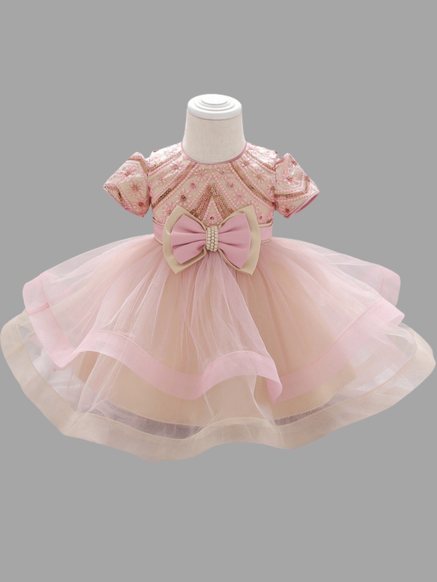Baby Merry and Bright Formal Dress - Pink