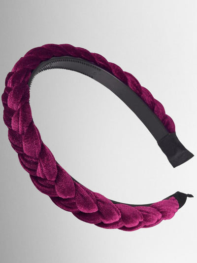 Cute Fashion Accessories | Girls and Women's Velvet Braided Headband