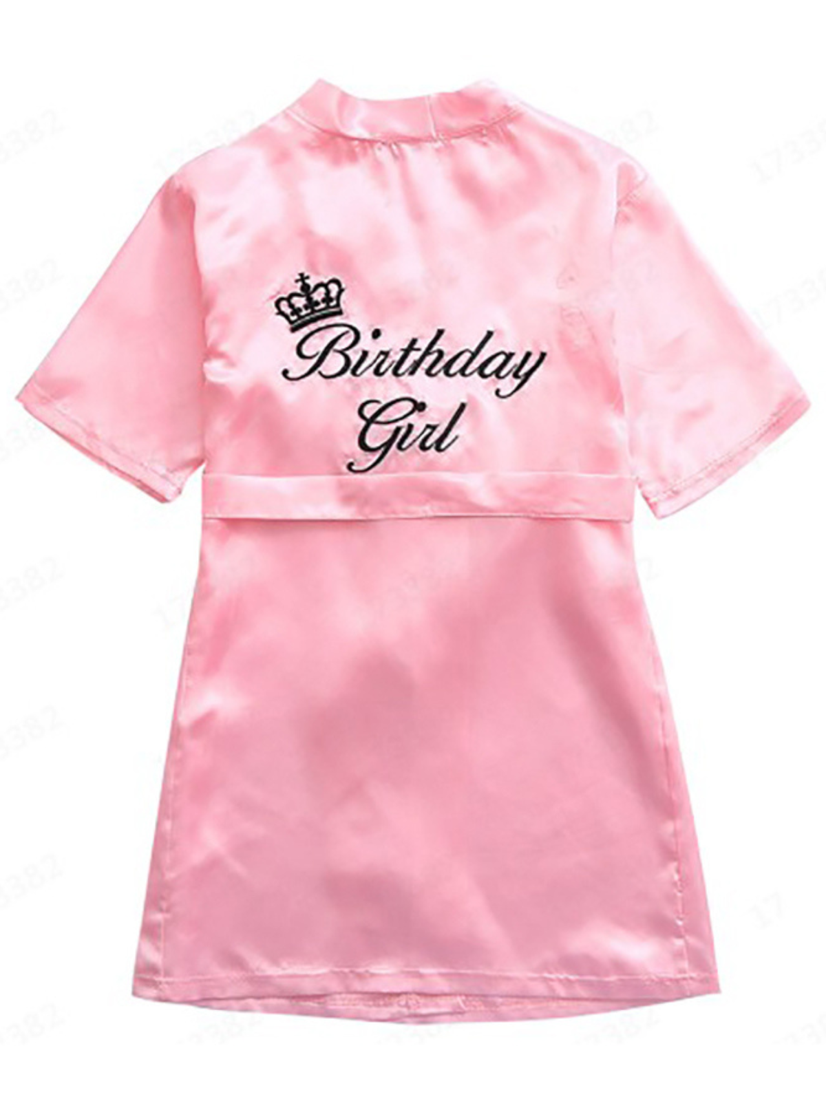 Mia Belle Girls Birthday Girl Robe | Kids Costume Accessories