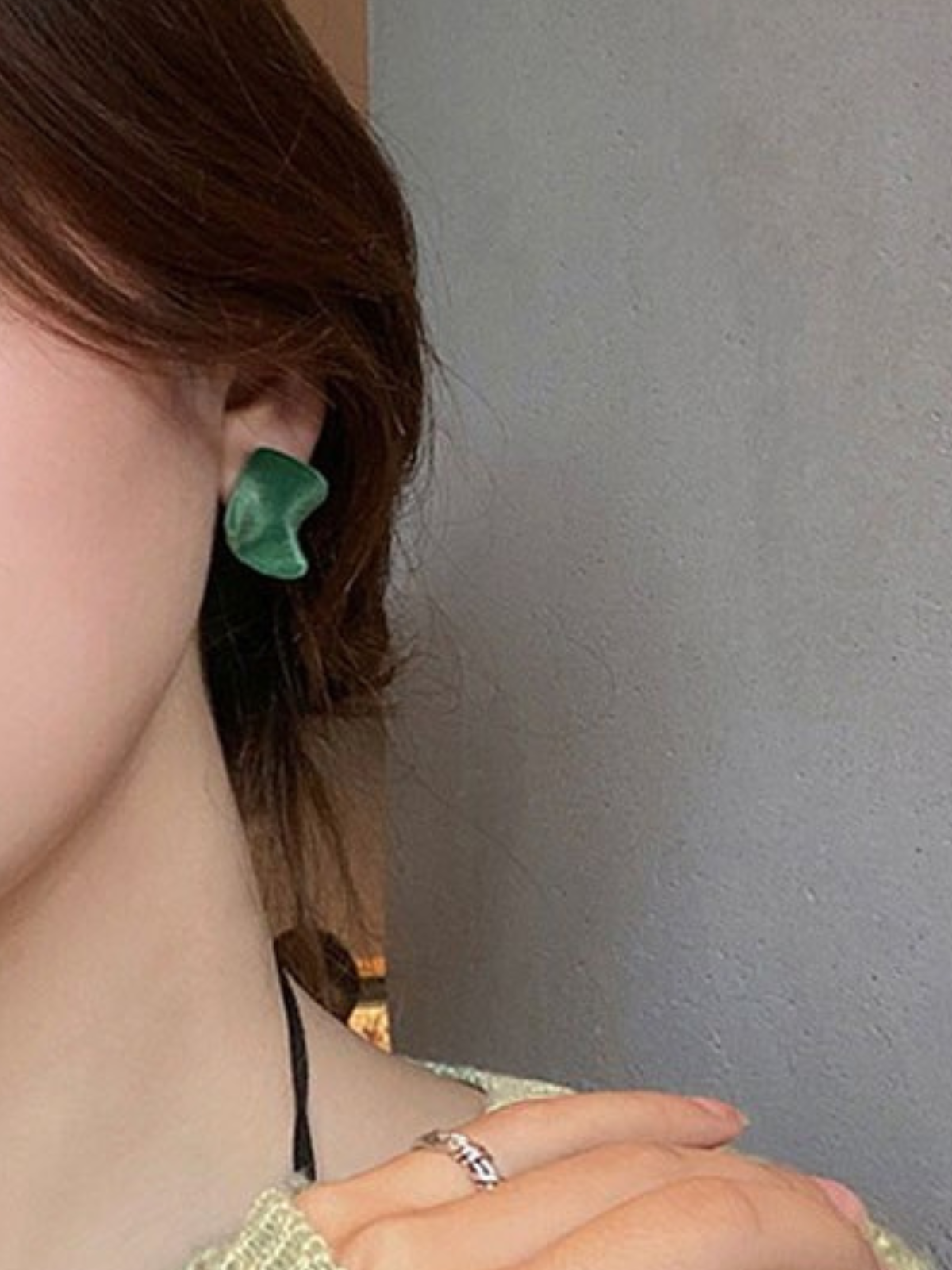 Mia Belle Girls Geometric Velvet Earrings | Girls Accessories