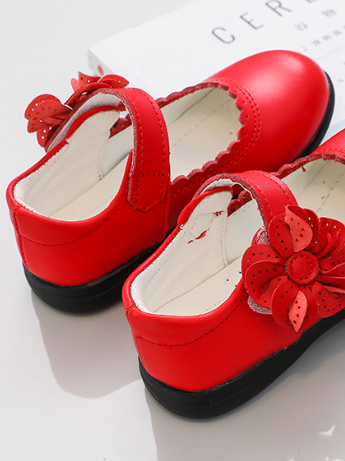Shoes By Liv & Mia | Halloween Red Mary Jane Flats - Mia Belle Girls