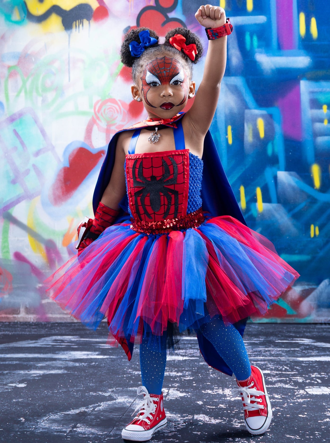 Girls Halloween Costume, Spider-Girl Inspired Tutu Dress