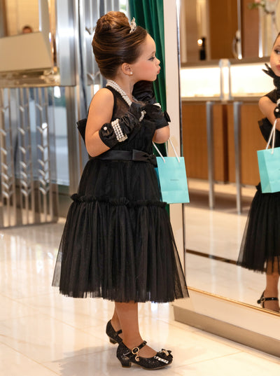 Girls Halloween Costume | Audrey Breakfast At Tiffany's Inspired Dress