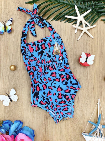 Girls Let's Do the Hula One Piece Swimsuit