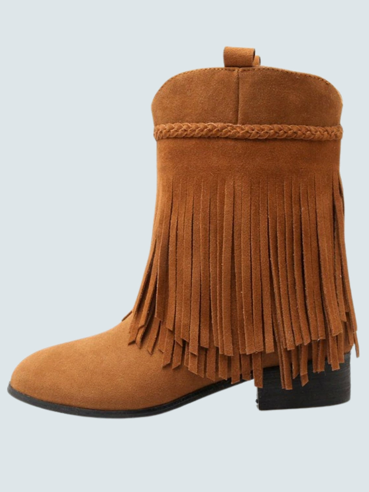 Women's Fringe Ankle Pointed Booties By Liv and Mia - Mia Belle Girls