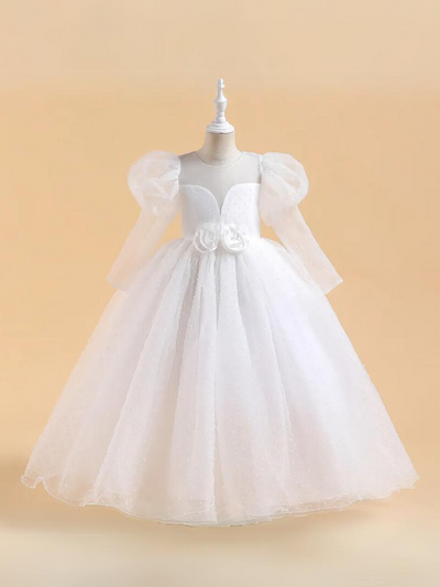 Mia Belle Girls Sweetheart Tulle Gown | Girls Communion Dresses