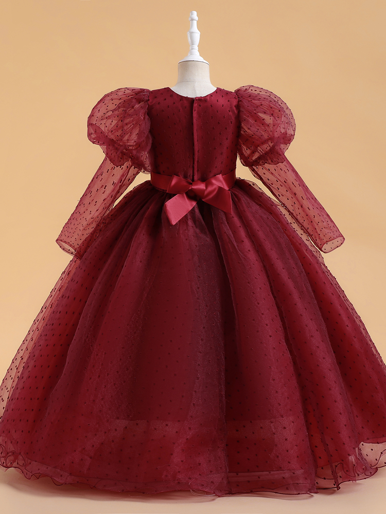 Little Girls Special Occasion Dresses | Swiss Tulle Sheer Party Gown