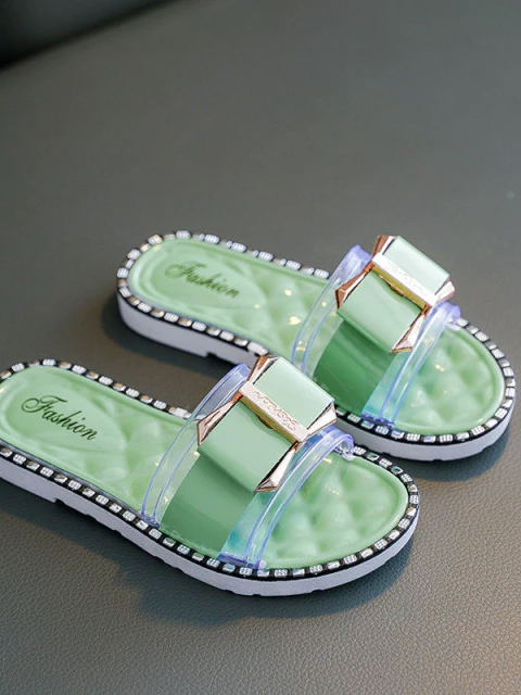 Girls Ready for Summer Slides By Liv and Mia - Mint