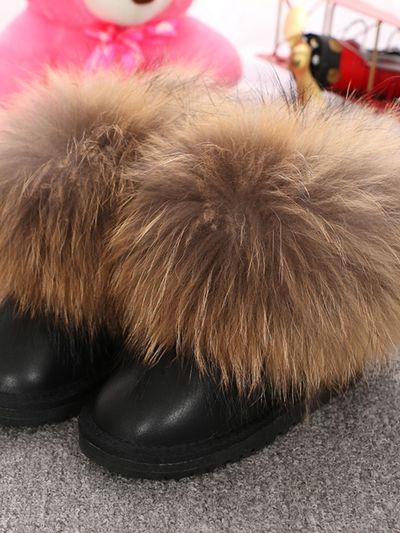 Shoes By Liv & Mia | Big Faux Fur Winter Boots | Boutique Accessories ...