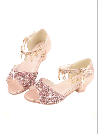 Mia Belle Girls Charmed Ankle Strap Heels | Shoes By Liv & Mia