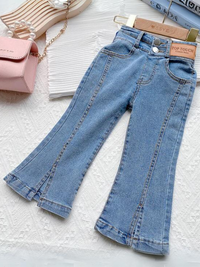 Mia Belle Girls Flared Jeans | Girls Casual Outfits