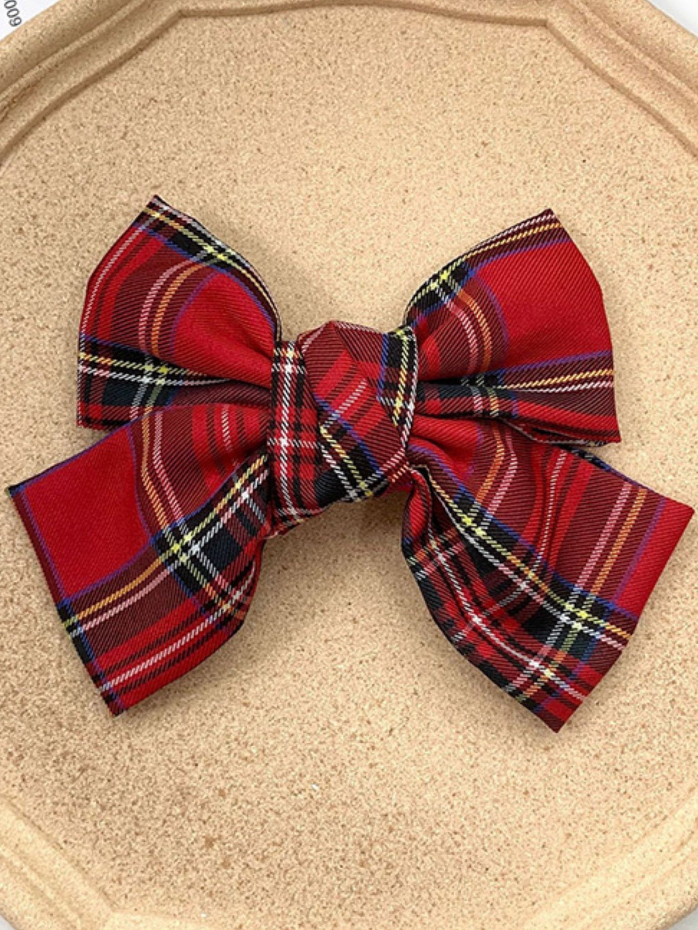 Cute Fashion Accessories | Little Girls Knotted Plaid Bow Hairclip