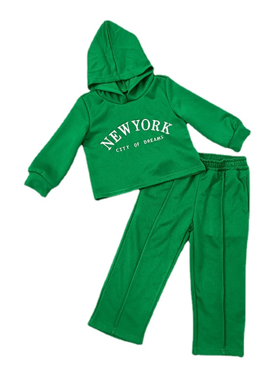 Toddler Clothing Sale | New York Pullover Hoodie & Jogger Pants Set