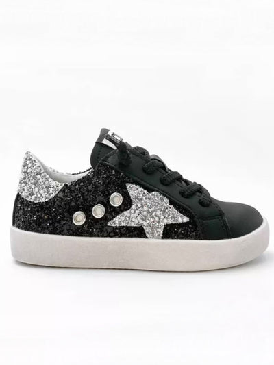 Back To School Shoes | Glitter Covered Sneakers | Mia Belle Girls