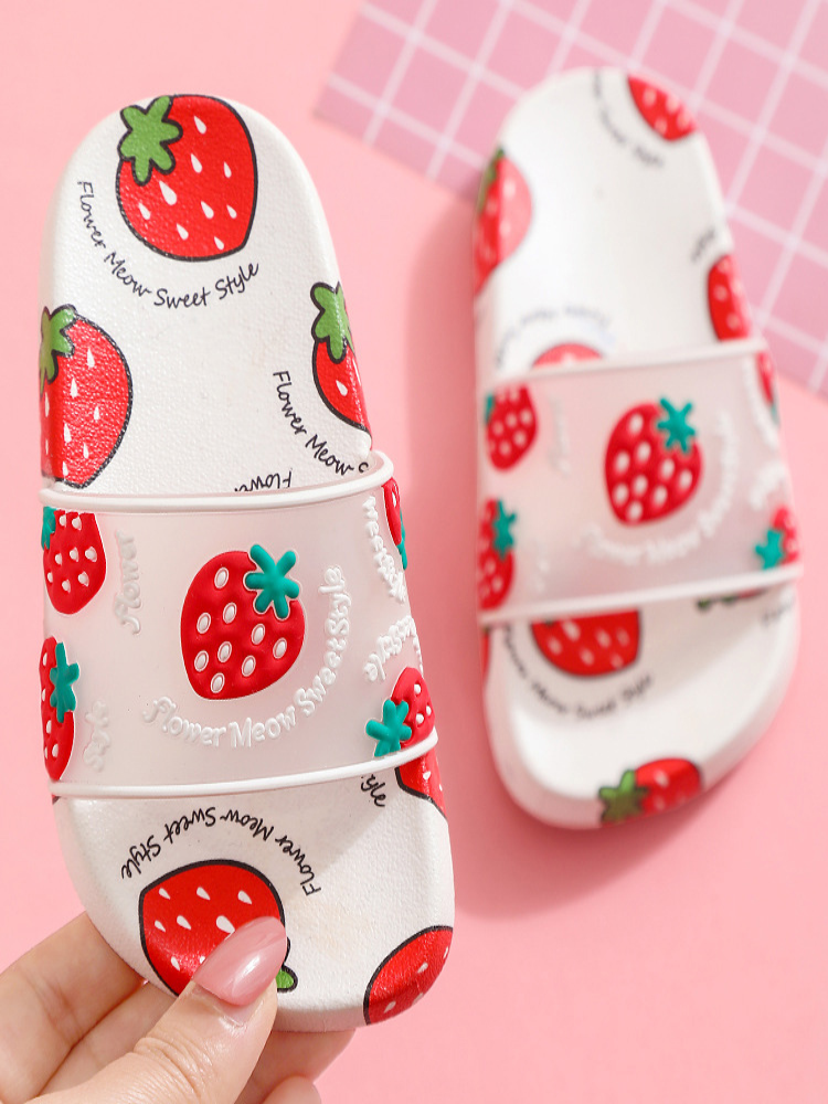 Fruity Flip Flop Slides for Kids - Mia Belle Girls Shoes