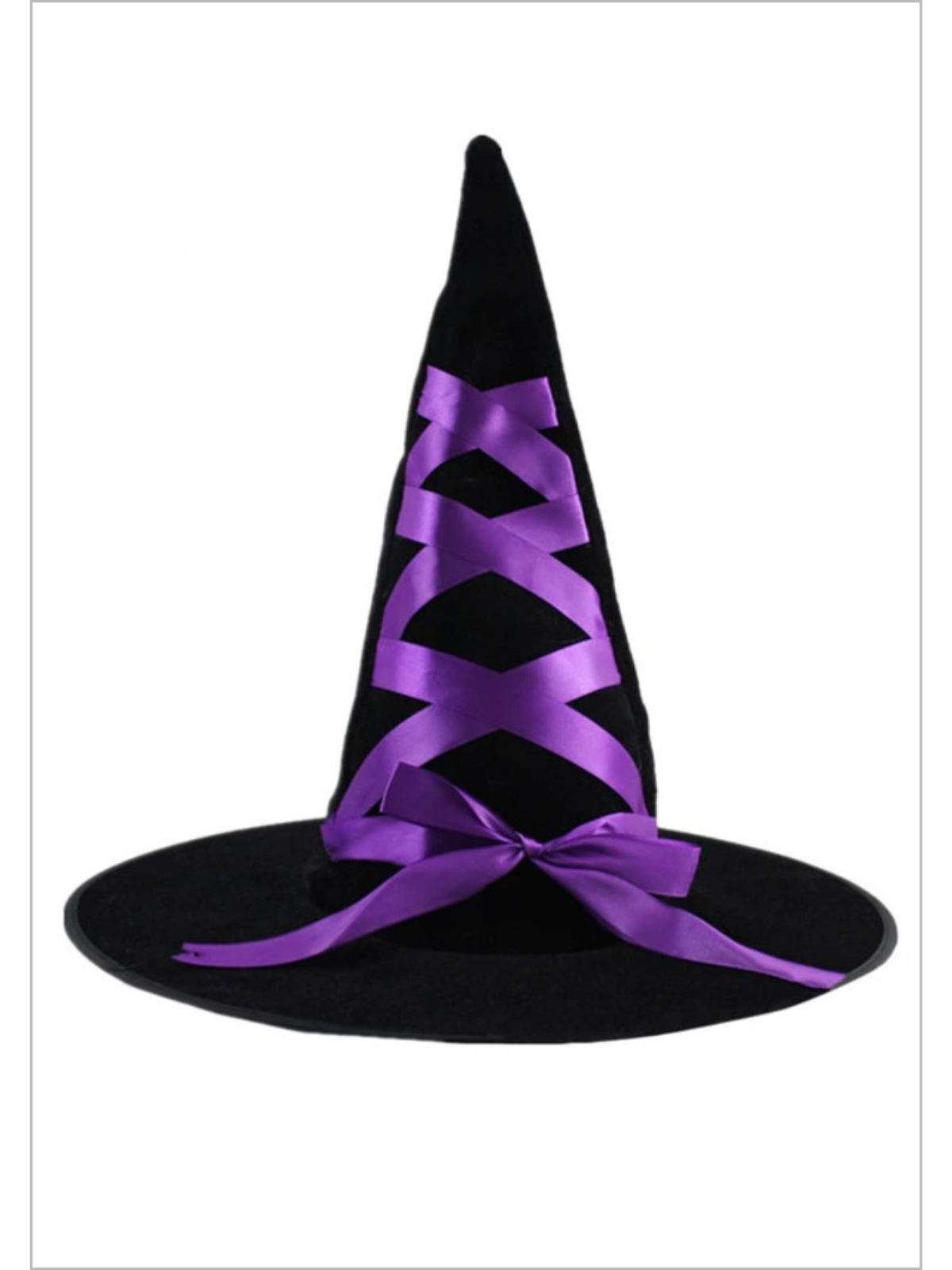 Charmed Child Purple Ribbon Witch Hat