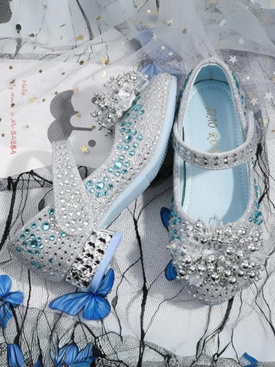 Mia Belle Girls Crystal Mary Jane Shoes | Shoes By Liv & Mia