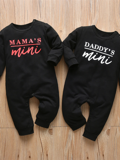 Baby Mama/Daddy Mini Long Sleeve Onesie