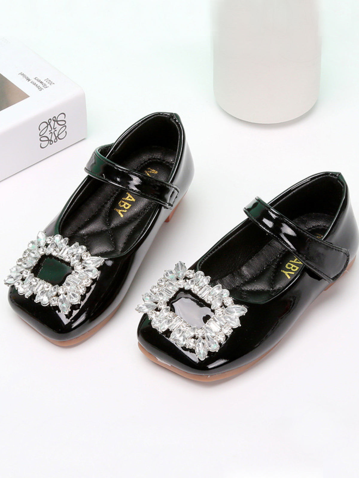 Mia Belle Girls Square Toe Mary Jane Shoes | Shoes By Liv & Mia