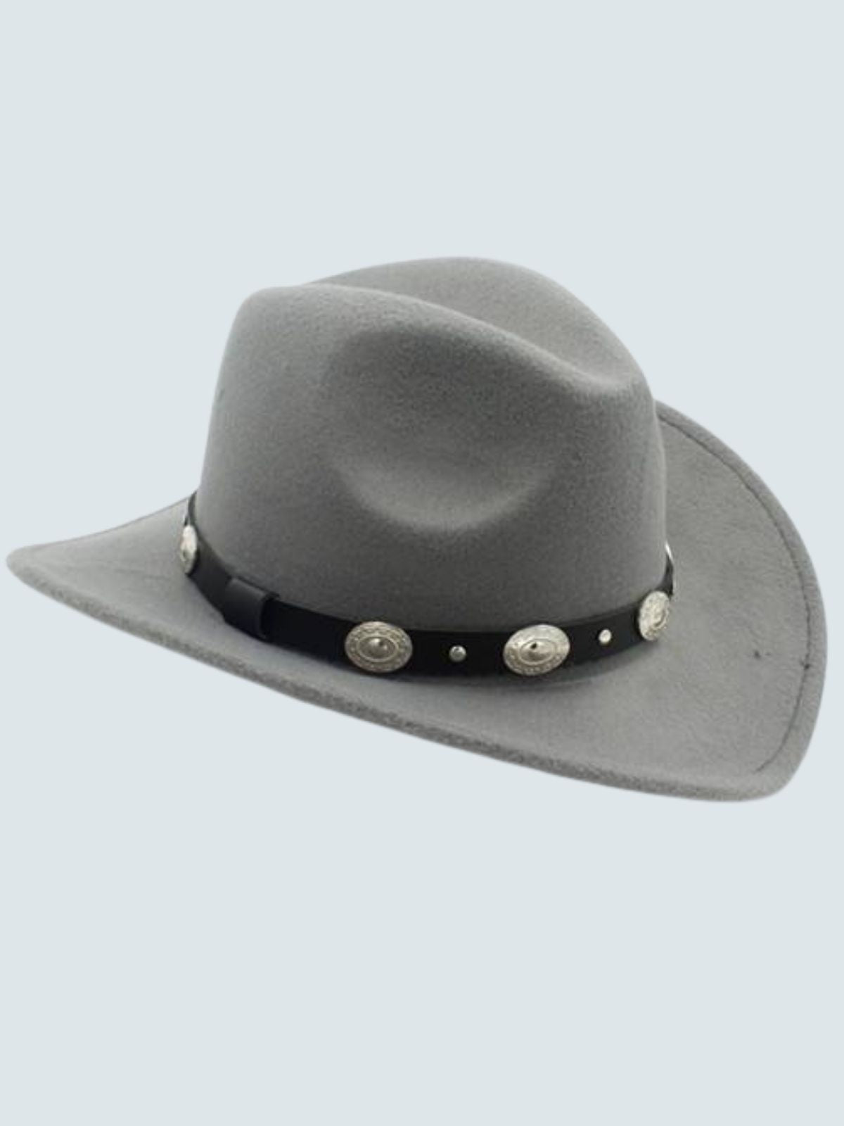 Girls Jazzy Vintage Cowgirl Sombrero Hat Grey - Mia Belle Girls
