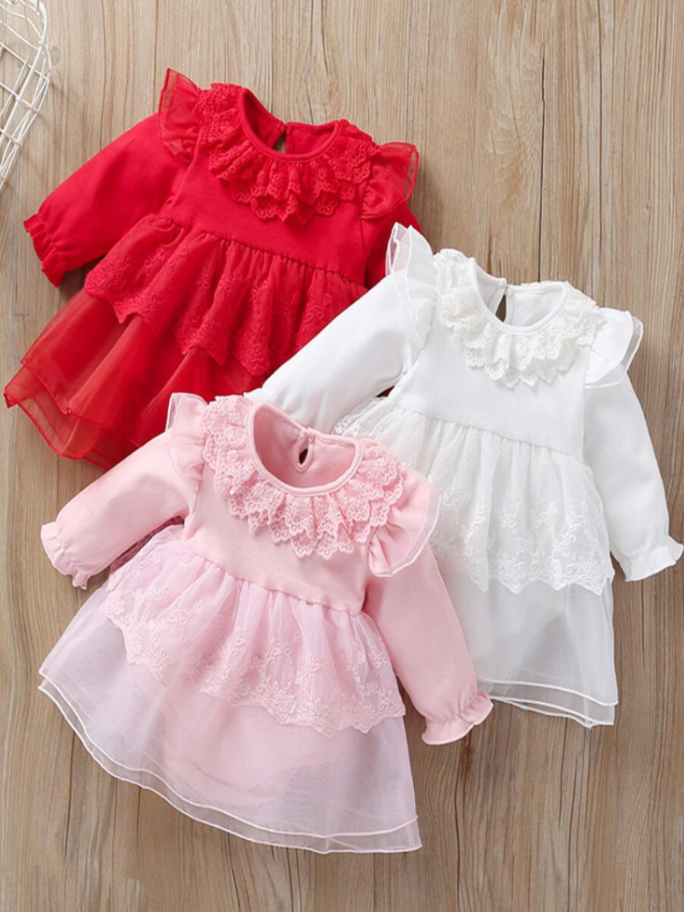 Baby Love That Lace Look Tulle Skirt Onesie